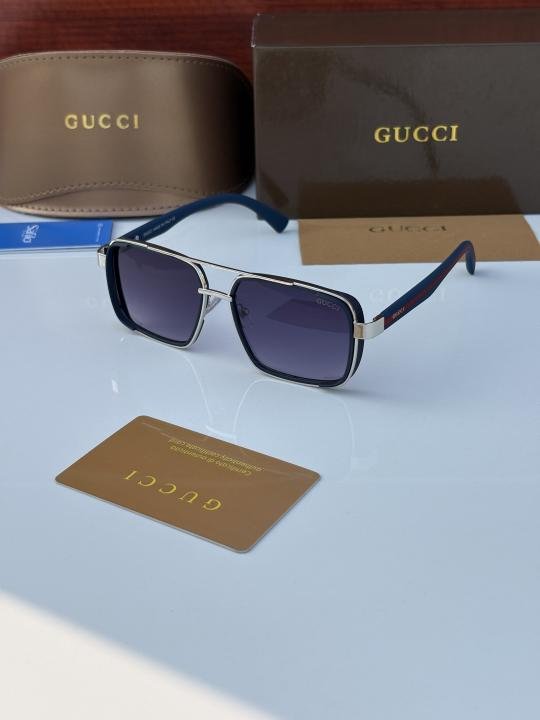 buy gucci sunglasses first copy 0984 silver blue online
