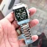 buy luxury versace first copy watches quartz silver green