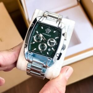 buy versace first copy watches quartz silver green india