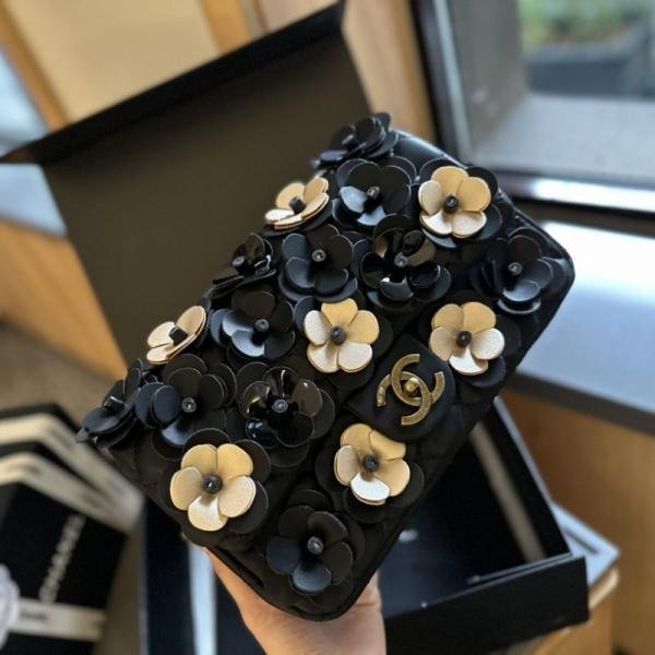 chanel camellia flower flap premium limited edition handbags