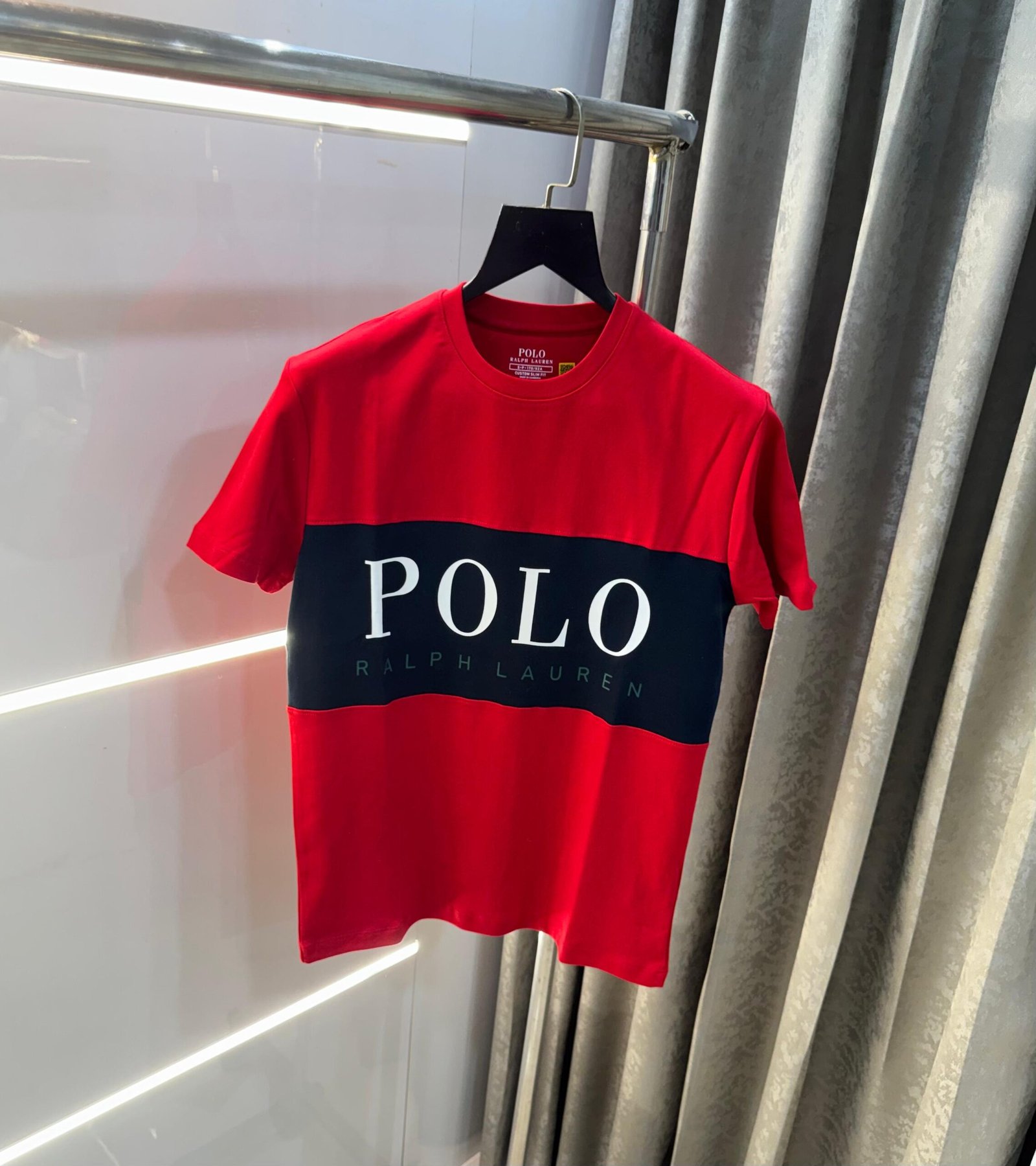 imported ralph lauren polo first copy tshirt for men red