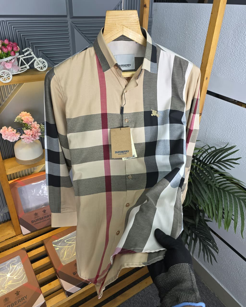 premium first copy burberry shirt for men