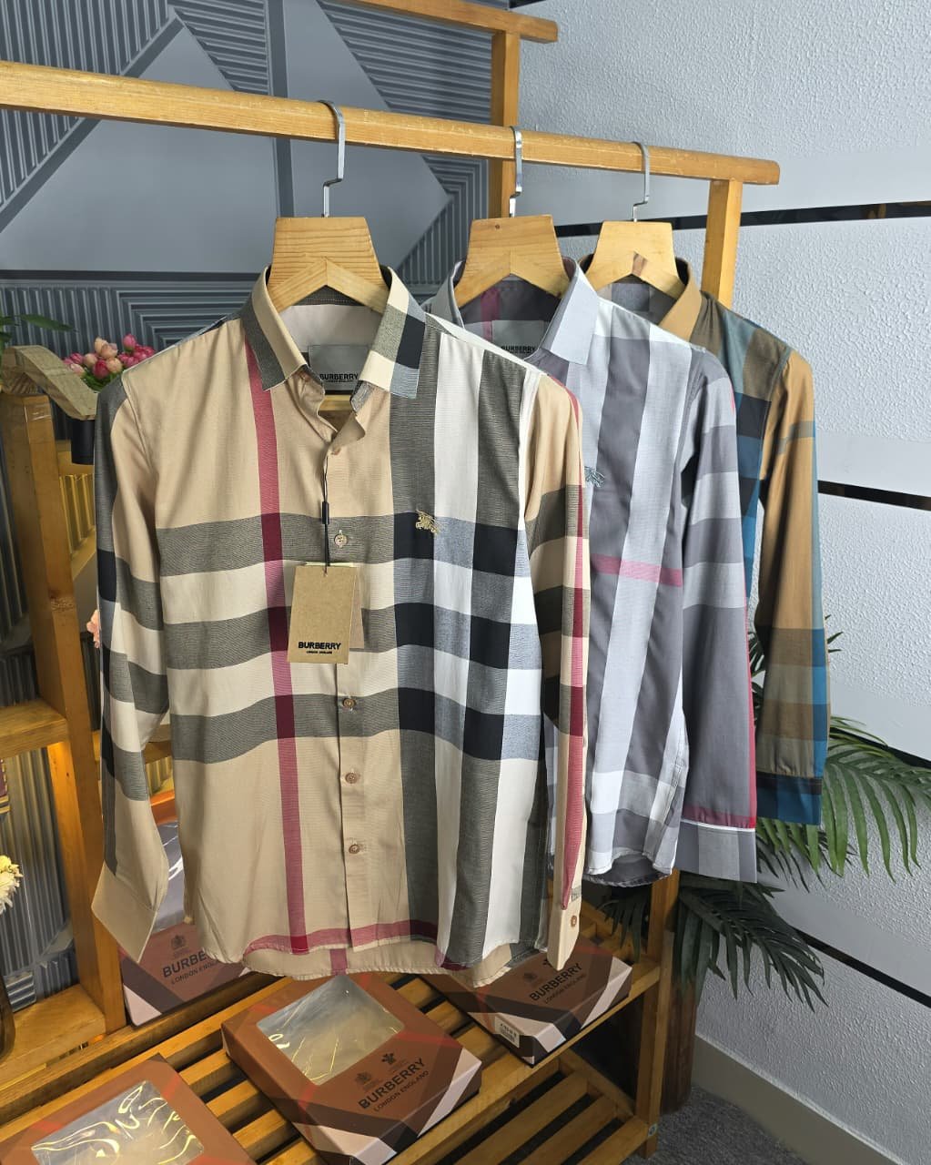 premium imported first copy burberry shirt for men
