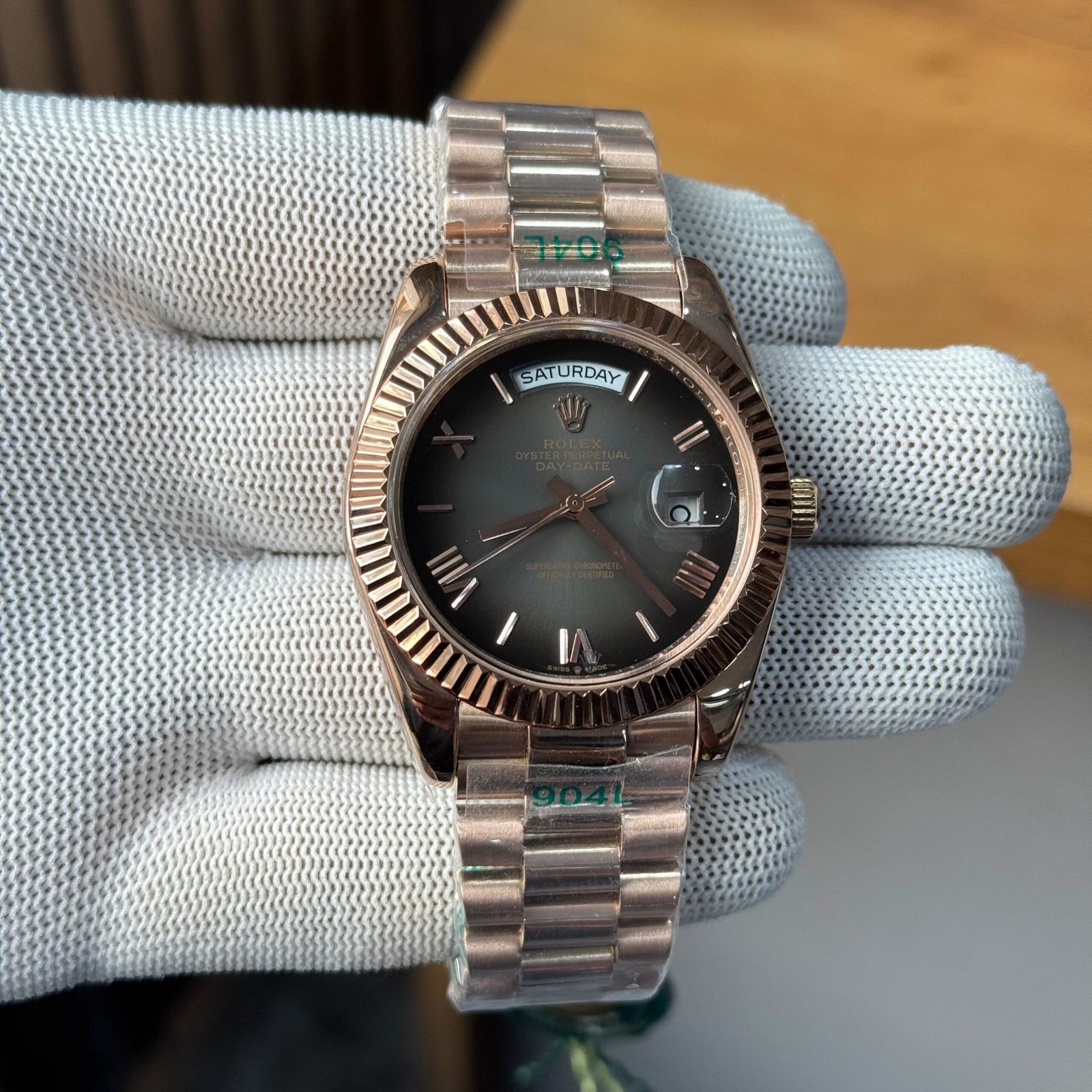 rolex watch master copy day date slate ombre dial rolex watch master copy day date slate ombre dial