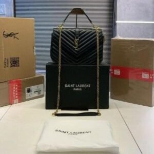 saint laurent ysl handbags first copy college medium black