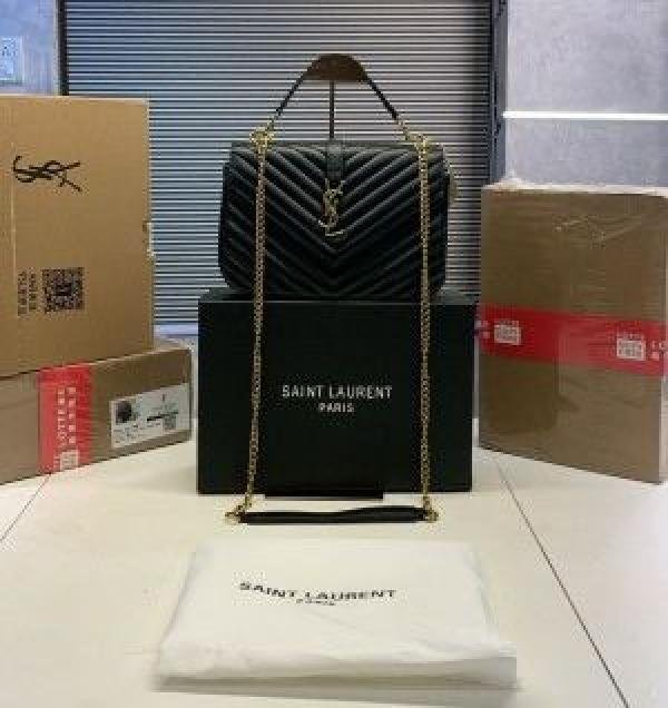 saint laurent ysl handbags first copy college medium black
