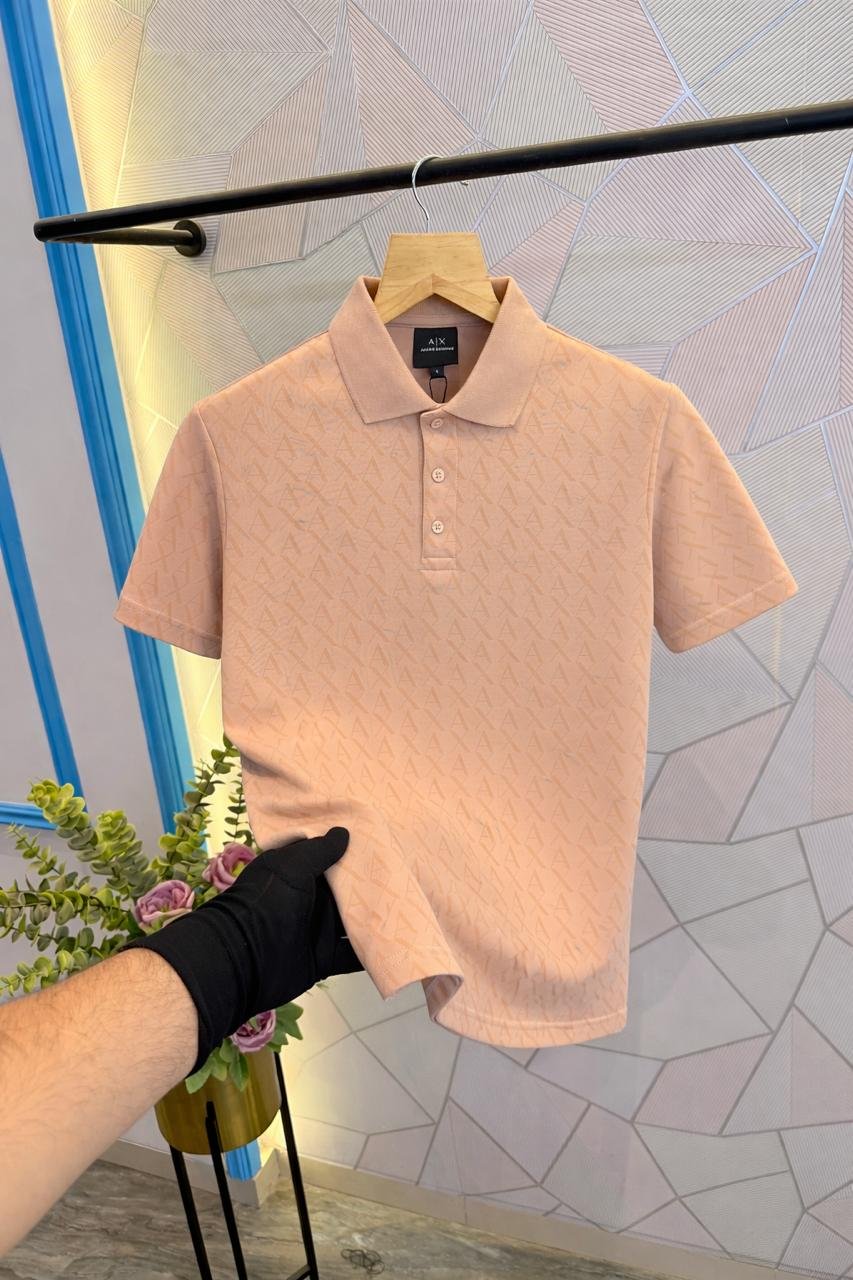 best armani exchange first copy t shirt for men beige