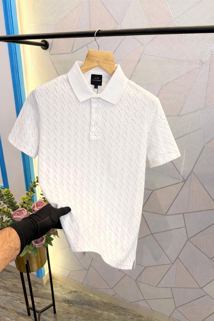best armani exchange first copy t shirt for men white
