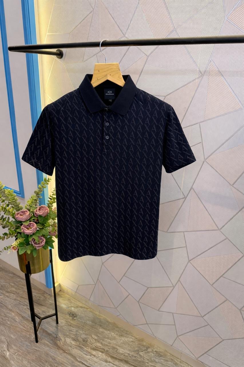 buy armani exchange first copy t shirt for men navy blue