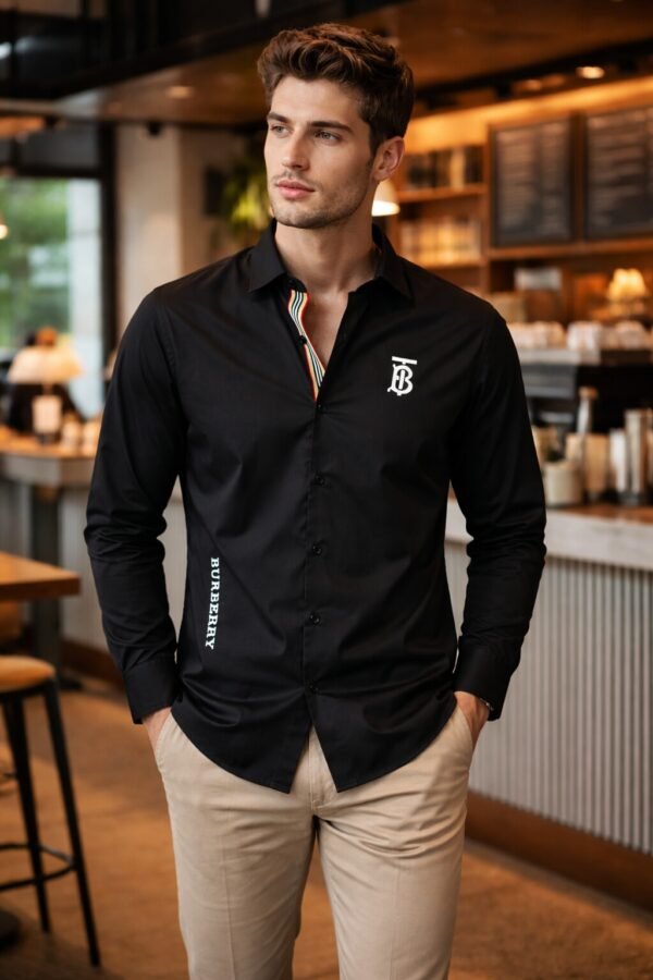 Dress Shirt Burberry Black Shirt Man Burberry Polo Shirt Men TikTok