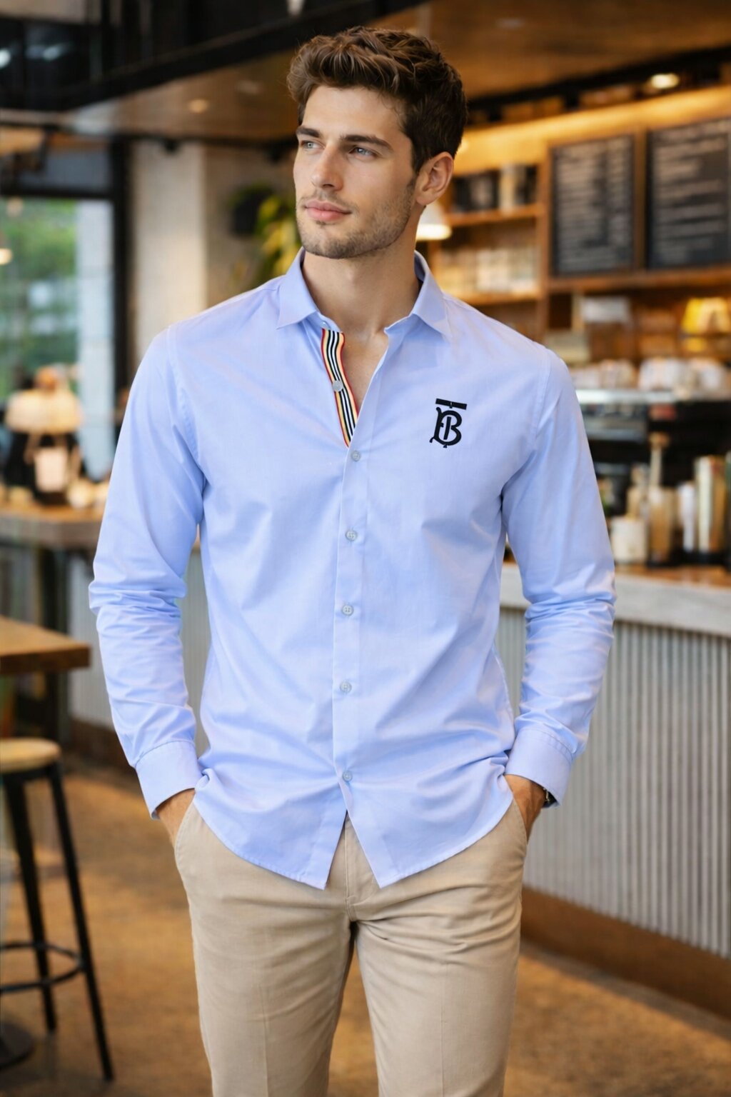 buy imported burberry first copy shirt for men sky blue buy imported burberry first copy shirt for men sky blue