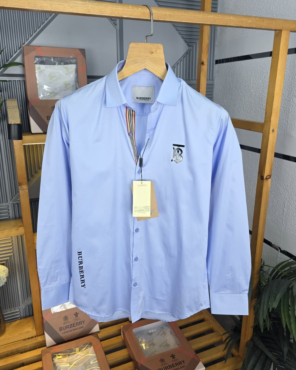 buy imported sky blue burberry first copy shirt for men buy imported sky blue burberry first copy shirt for men