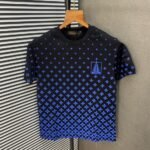 buy men louis vuitton first copy t shirt blue