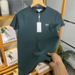 buy lacoste first copy t shirt for men green
