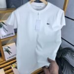 buy lacoste first copy t shirt for men white