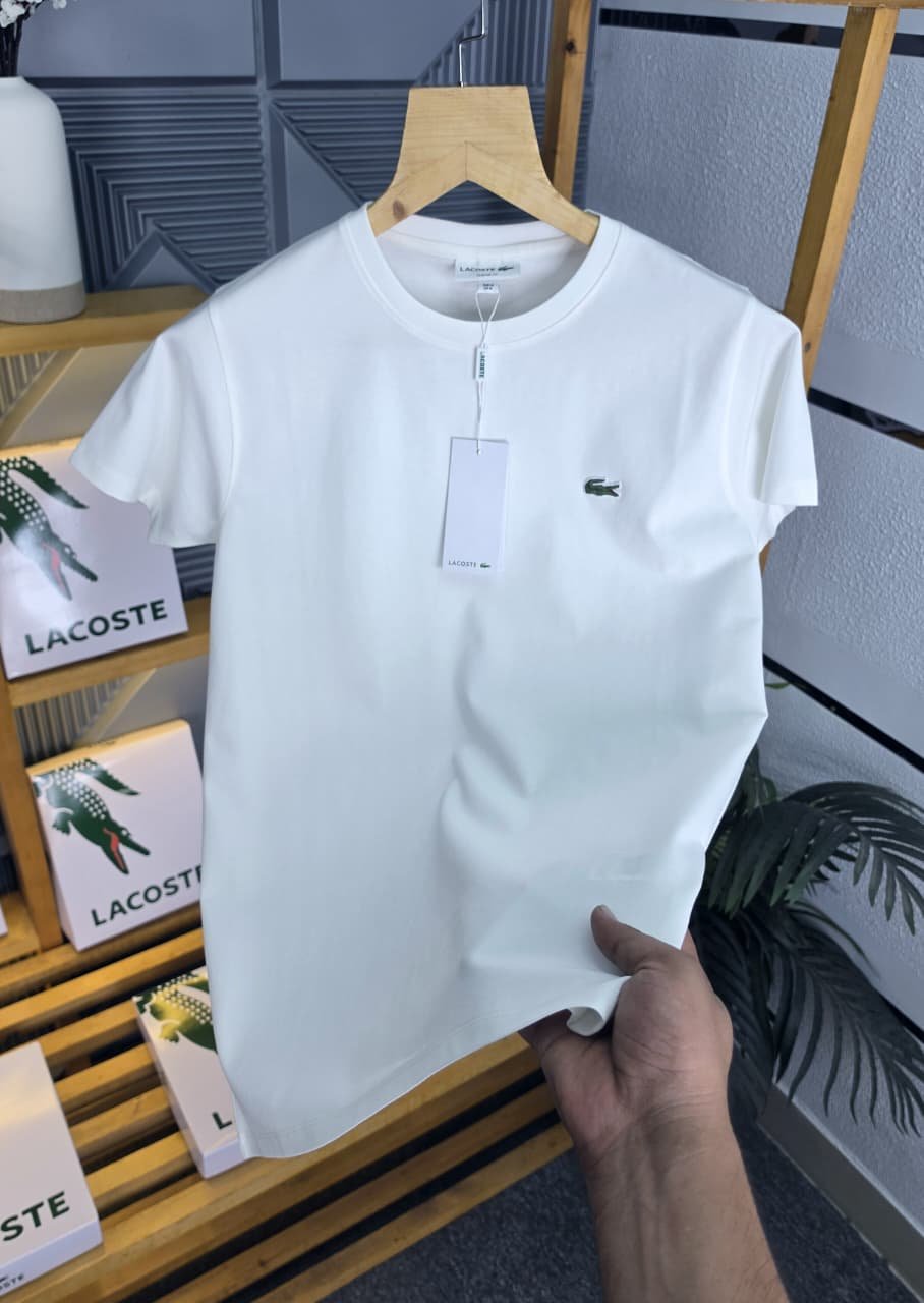 buy lacoste first copy t shirt for men white buy lacoste first copy t shirt for men white