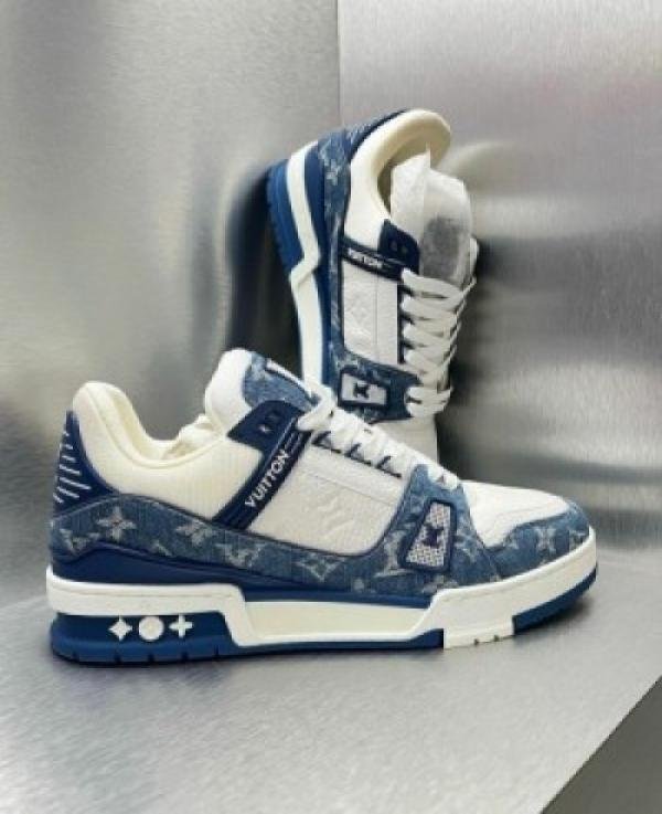 first copy louis vuitton Shoes trainer monogram denim blue