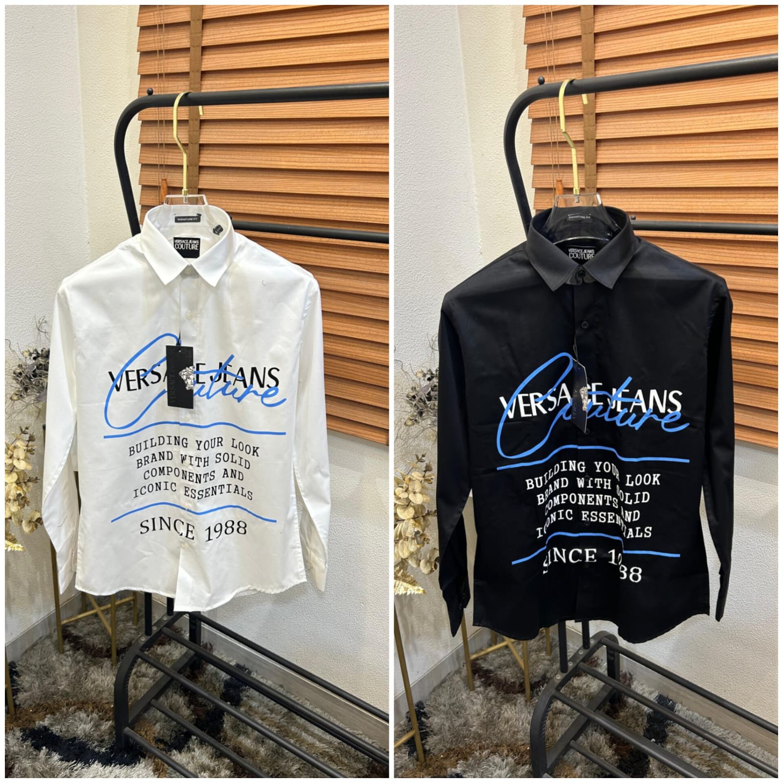 first copy versace couture shirt men