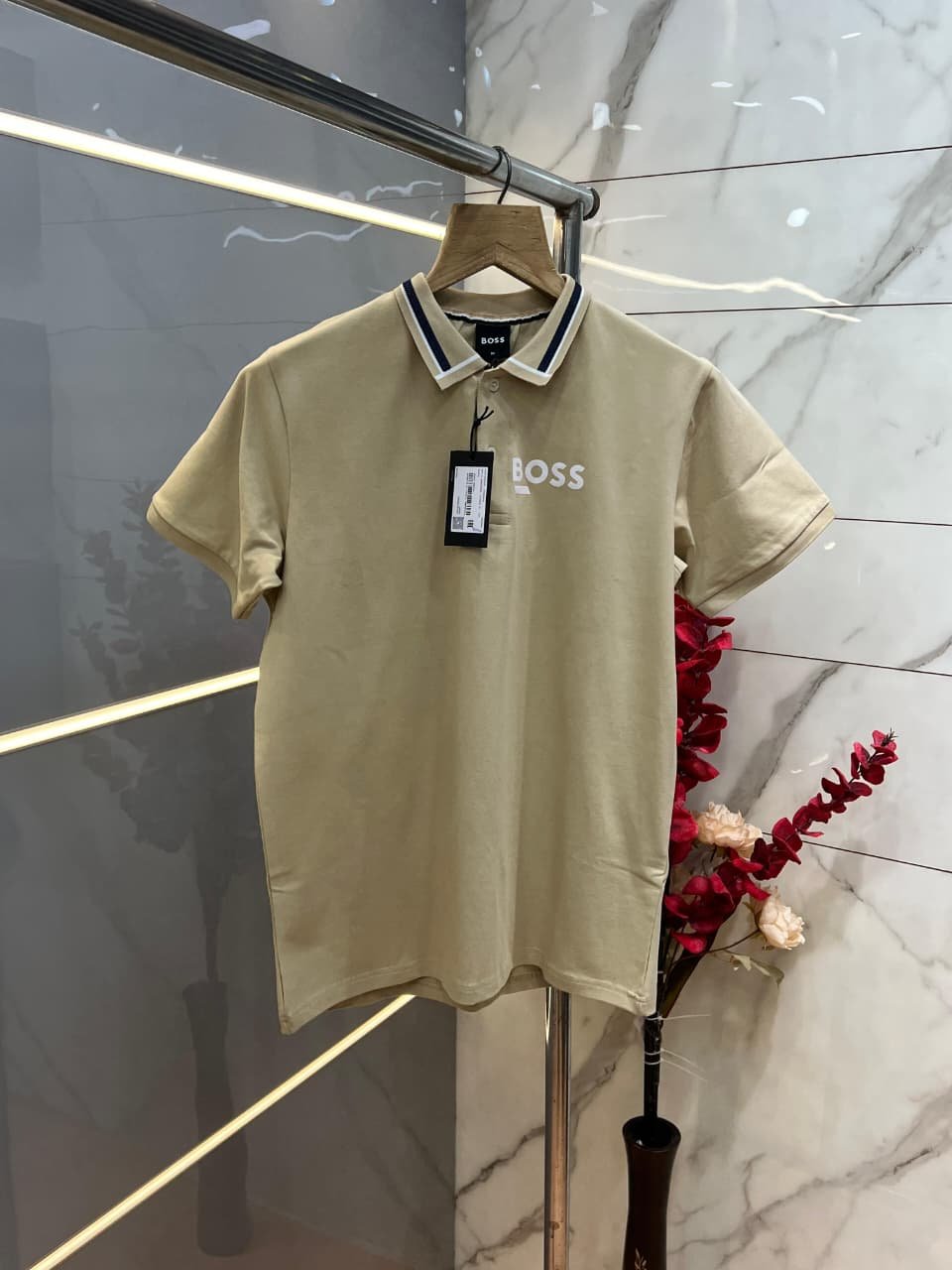 buy hugo boss first copy t shirt for men beige