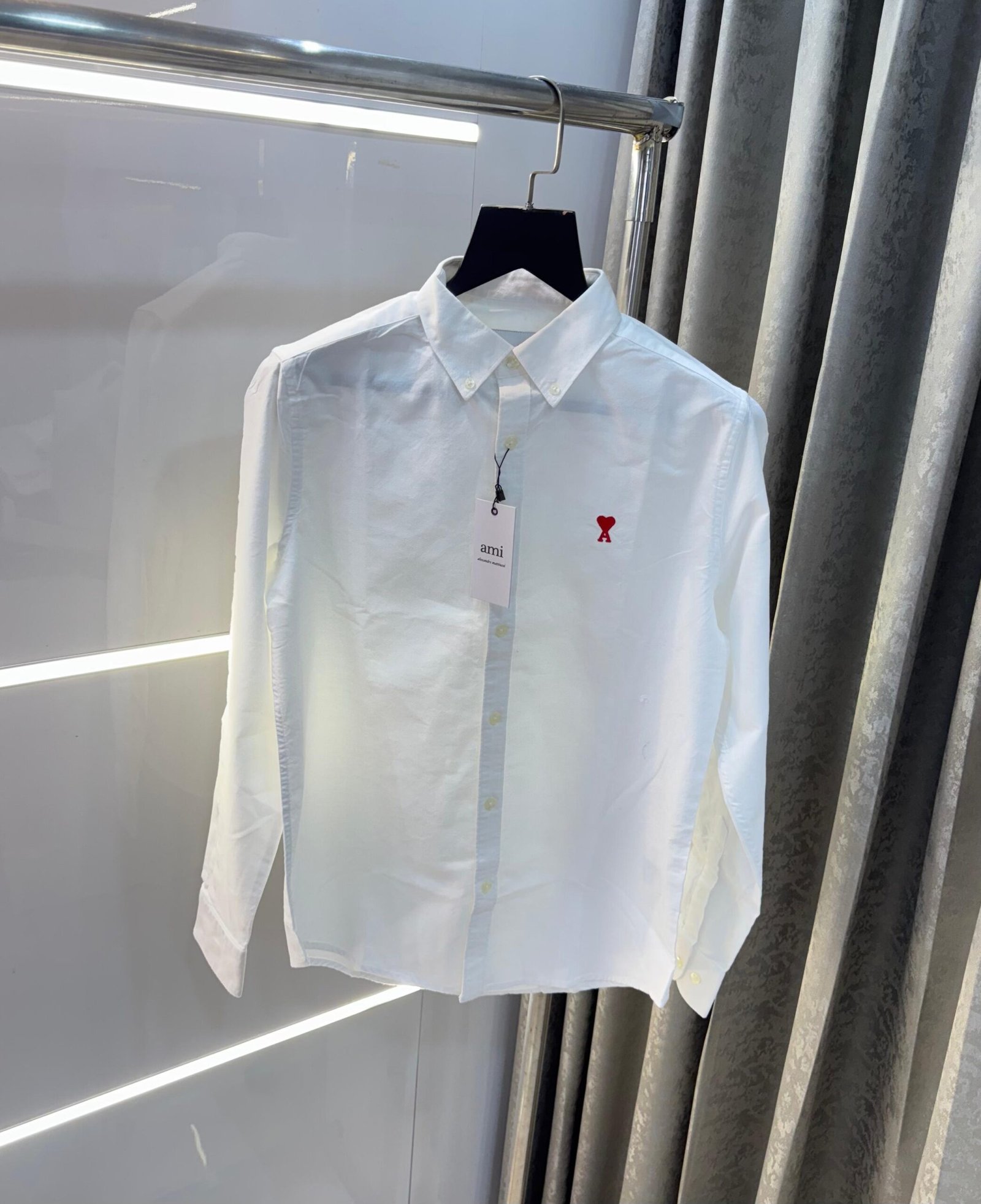 first copy ami paris shirt for men white first copy ami paris shirt for men white