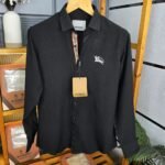 burberry shirts first copy for men black
