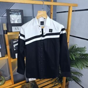 buy armani exchange first copy shirts black