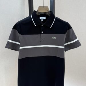 buy branded lacoste t shirts first copy online black