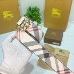 first copy burberry TB belt reversible men