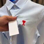 first copy ami paris shirt blue men