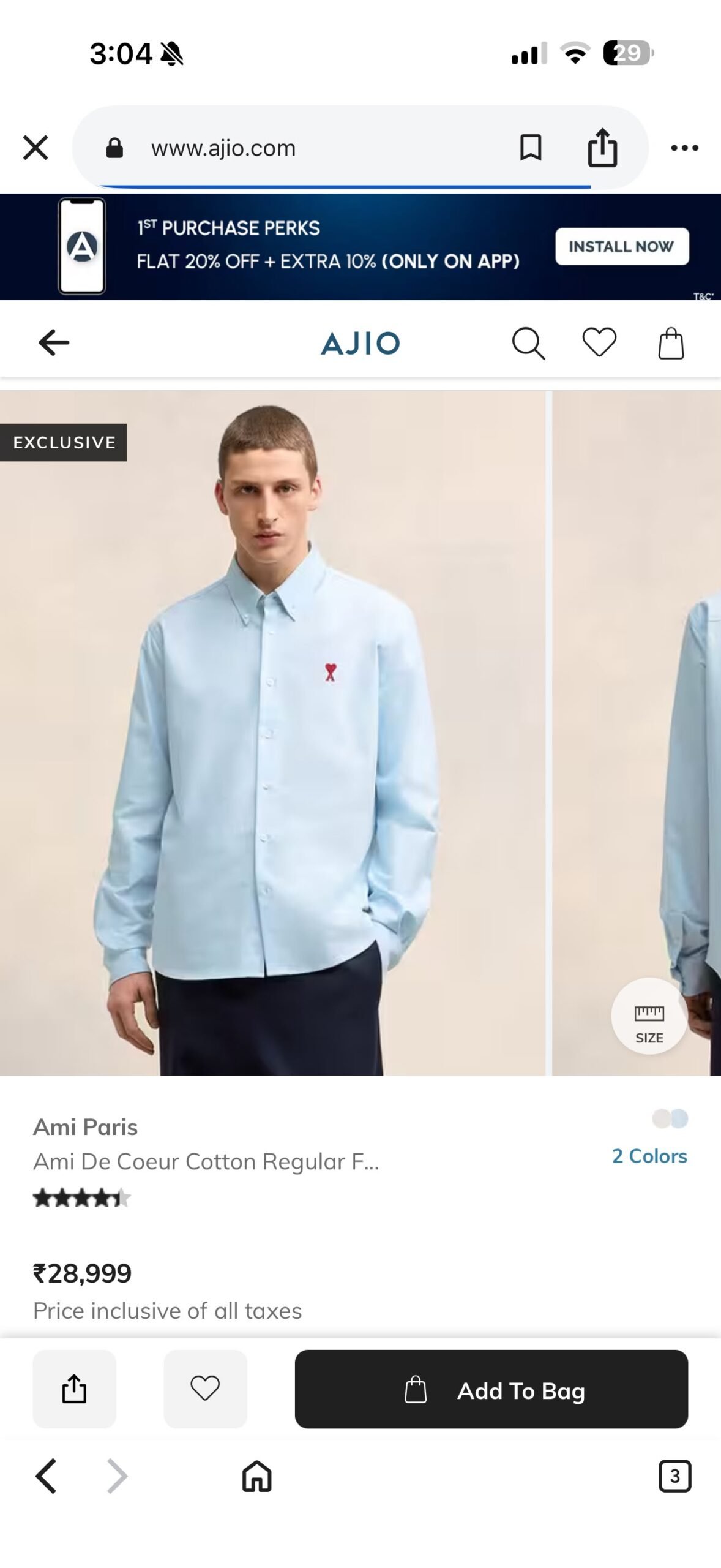 first copy ami paris shirt light blue men store article first copy ami paris shirt light blue men store article