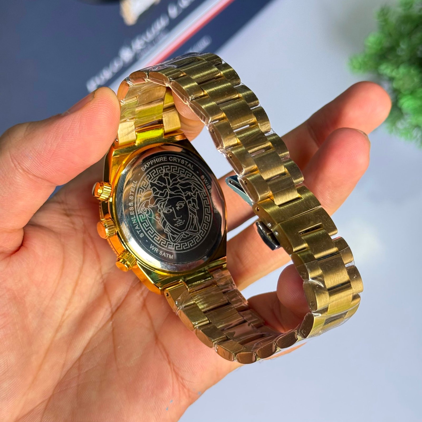 versace greca first copy watch men